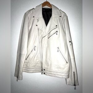 Men's Moto Style Leather Jacket